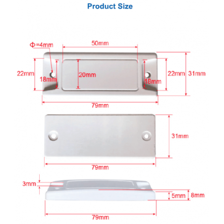 DTBRFID - TAG RFID OFF METAL ABS7931