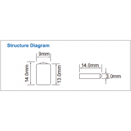 DTBRFID - RFID CT1309 anti-metal Tag in ceramica – Per pallet