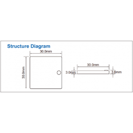 DTBRFID - CT3030 Ceramic Anti-Metal Tag – For Pallets