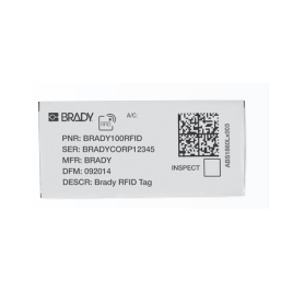 BRADY - Etichetta integrata RFID passiva su metallo Brady B-1000